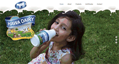 Desktop Screenshot of hawa-dairy.com